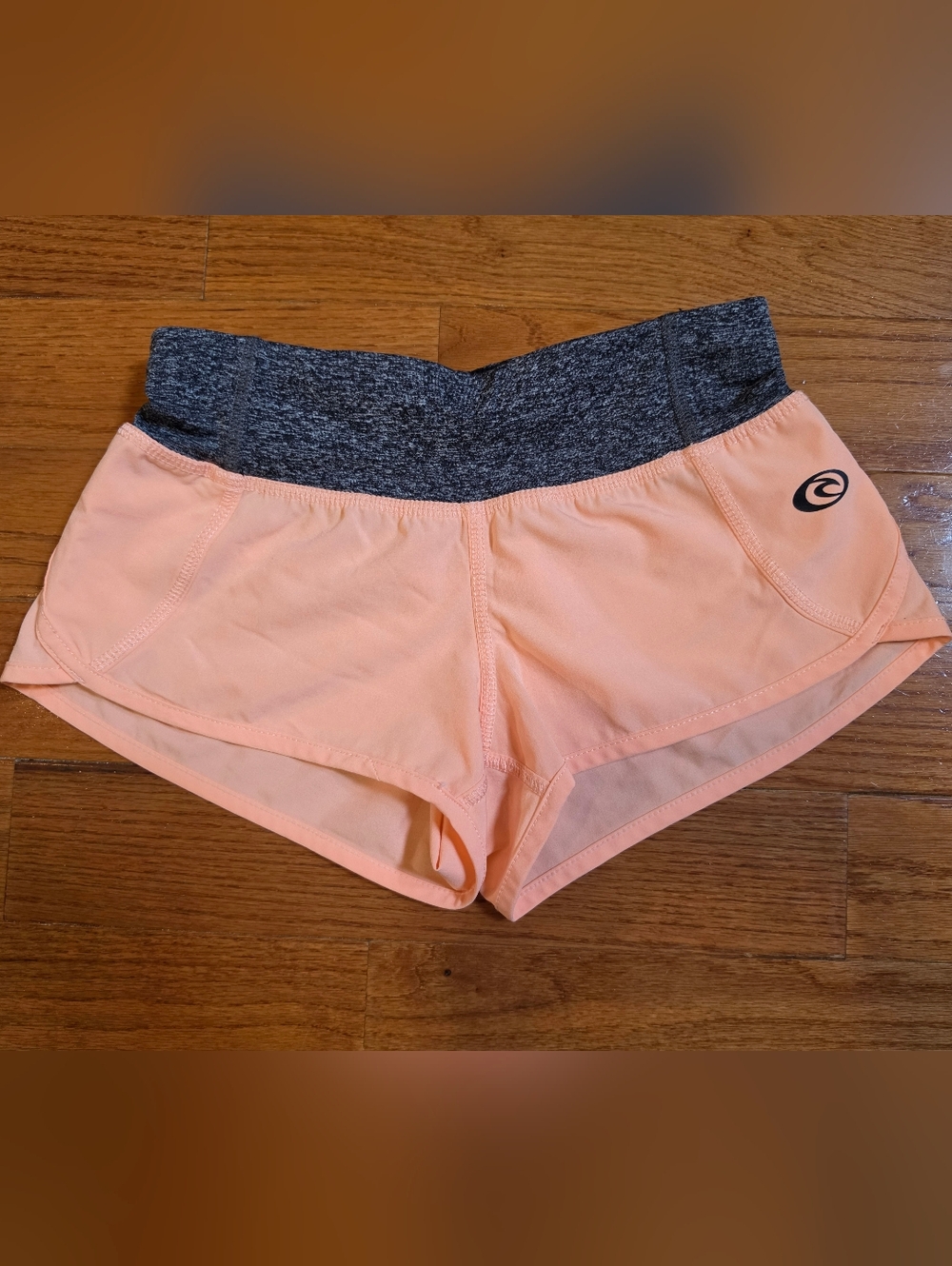 Rip Curl Peach Shorts XS with Heathered Gray Waistband - Picture 2 of 5